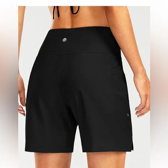 G Gradual Women's 7" Long Swim Board Shorts new - Picture 2 of 12